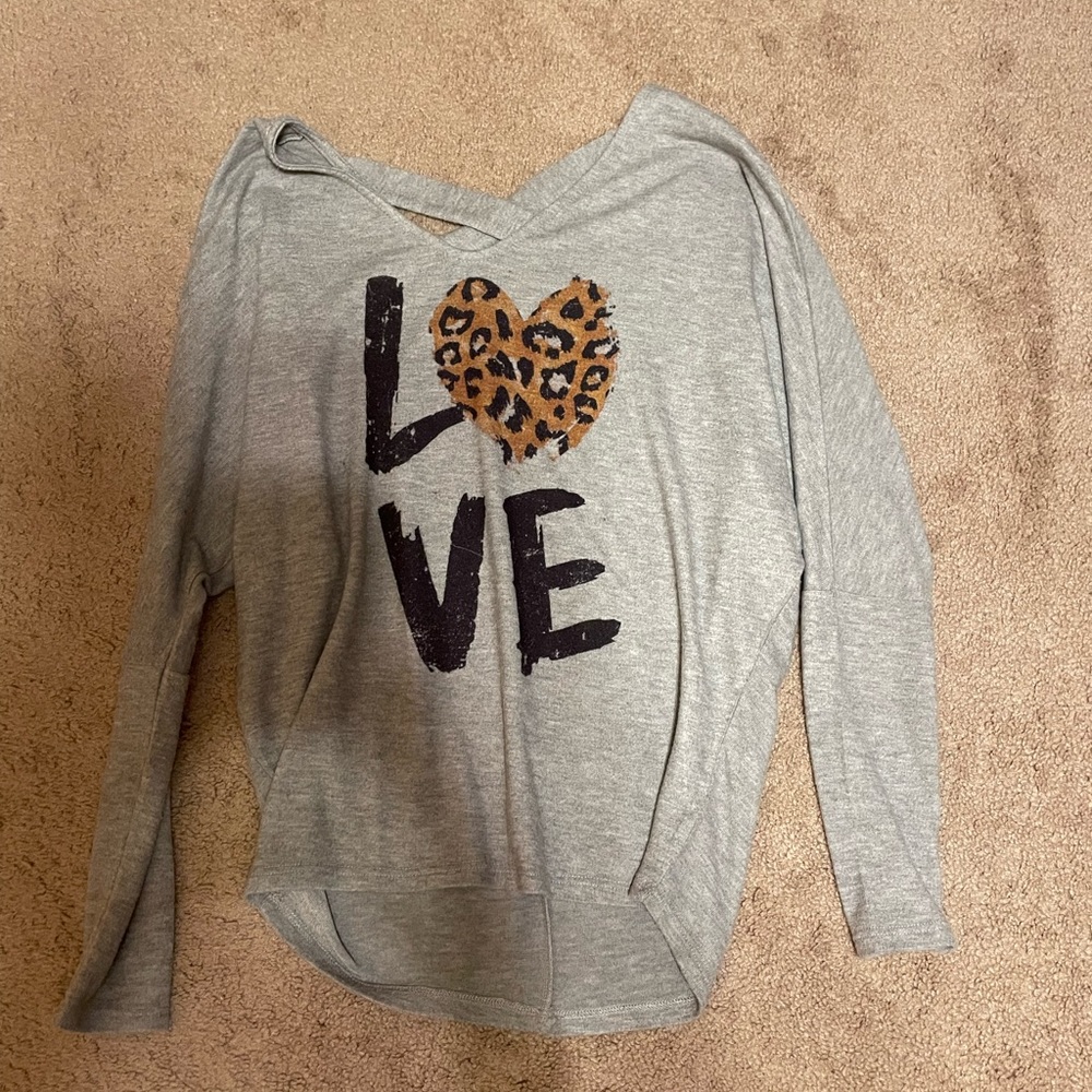 Womens long sleeve tee